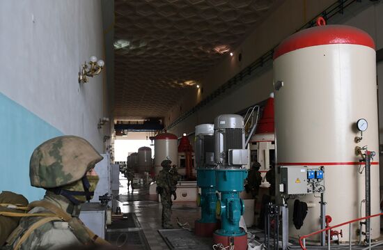 Ukraine Russia Military Operation Hydroelectric Station