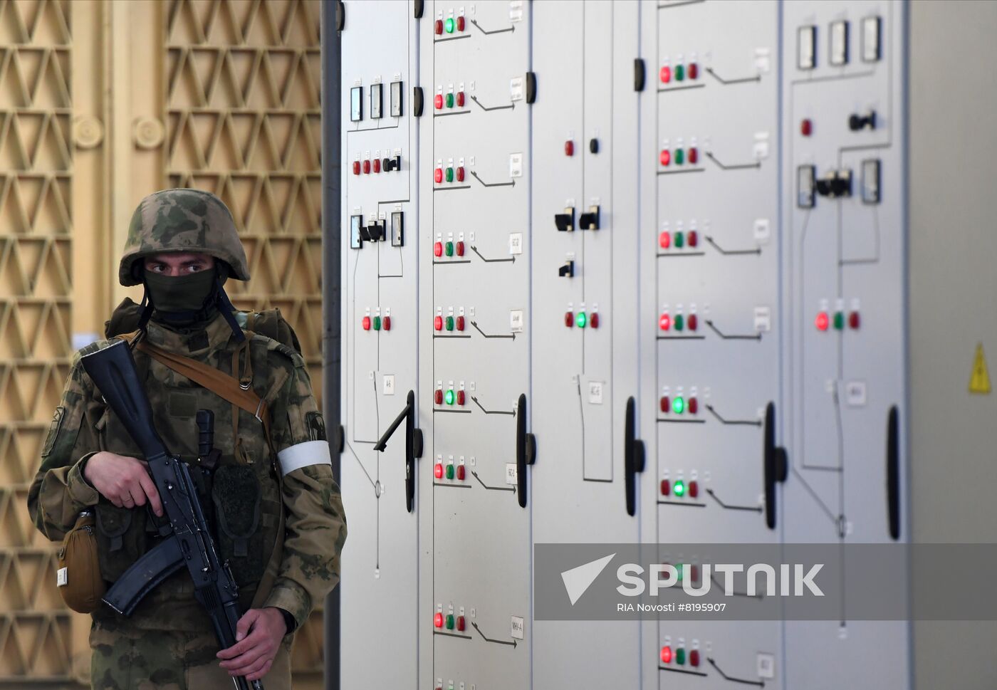 Ukraine Russia Military Operation Hydroelectric Station