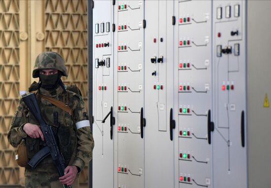 Ukraine Russia Military Operation Hydroelectric Station