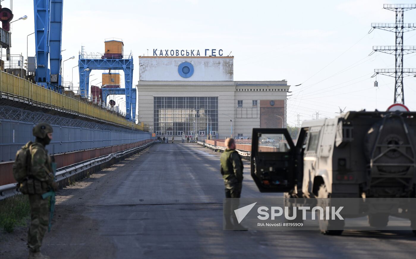 Ukraine Russia Military Operation Hydroelectric Station