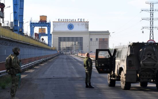 Ukraine Russia Military Operation Hydroelectric Station
