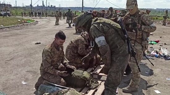 DPR Russia Ukraine Military Operation Surrendered Soldiers