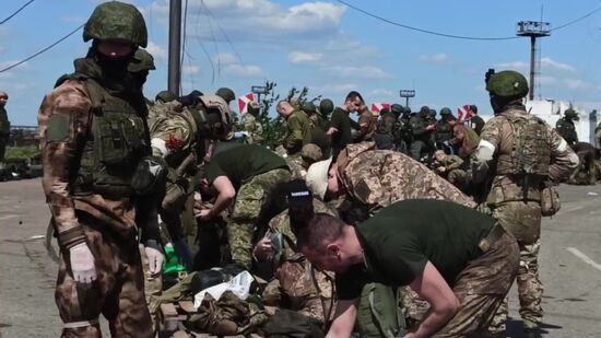 DPR Russia Ukraine Military Operation Surrendered Soldiers