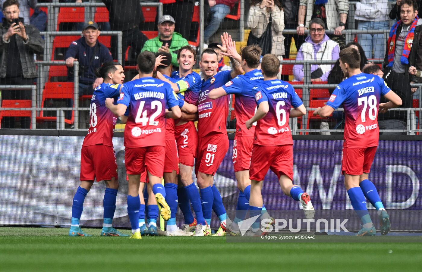 Russia Soccer Premier-League CSKA - Rostov