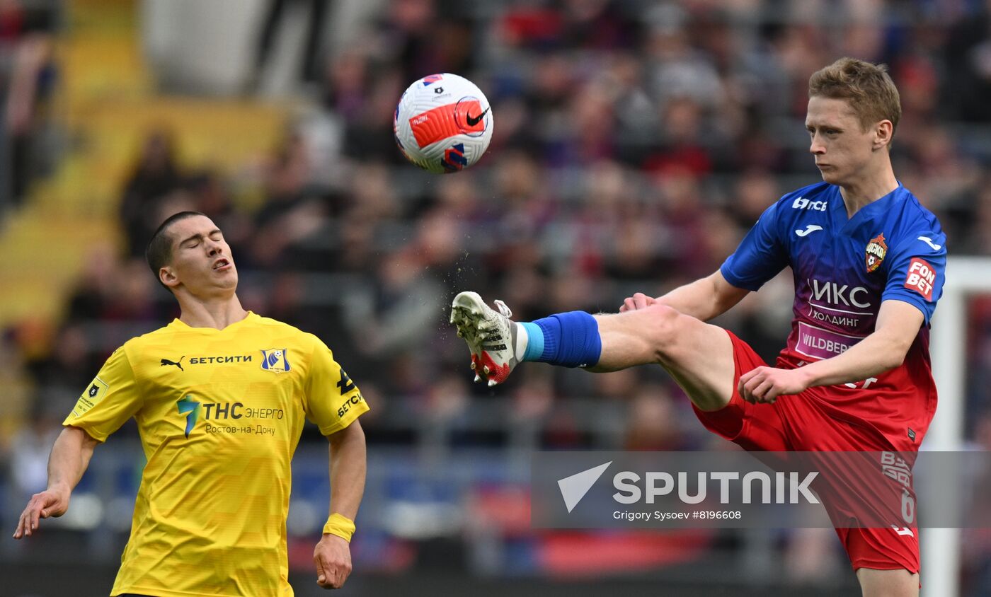 Russia Soccer Premier-League CSKA - Rostov