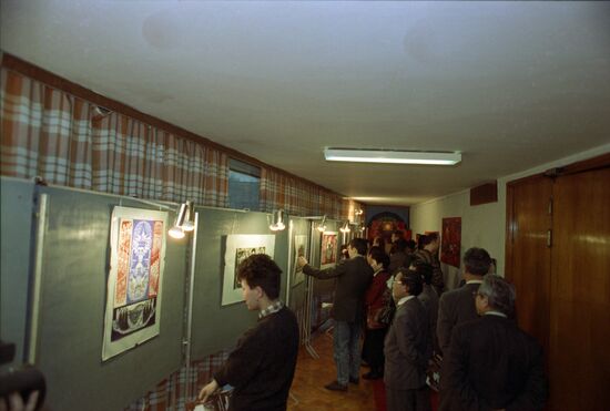 Exhibition of artist Jahid Jemal's paintings dedicated to Mongolia