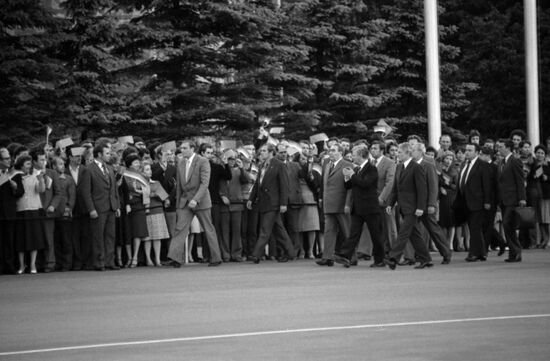 German Federal Chancellor Helmut Schmidt in the USSR