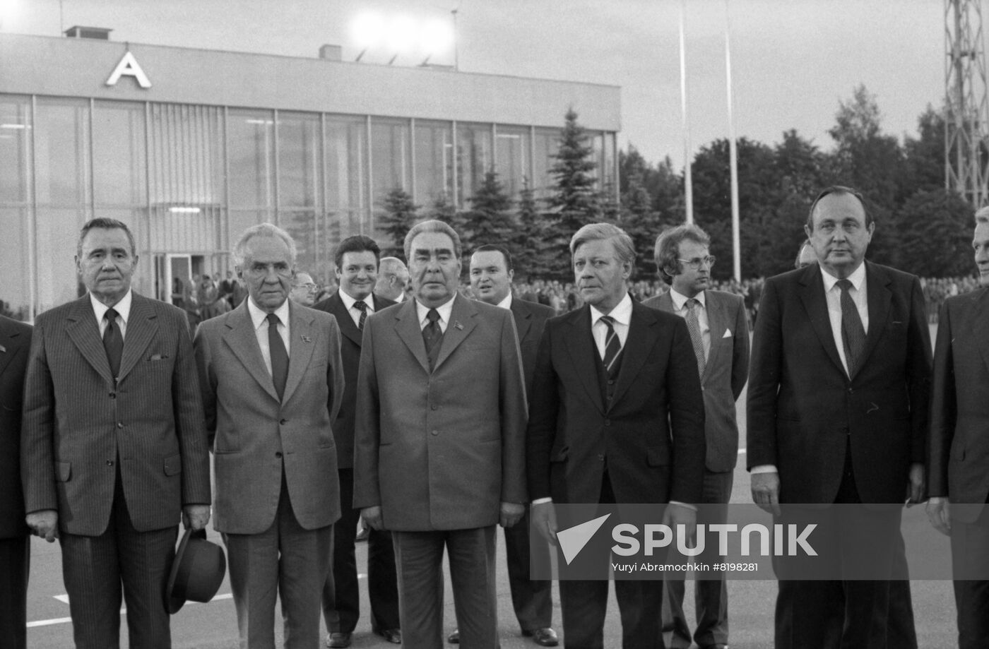 German Federal Chancellor Helmut Schmidt in the USSR