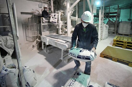 Russia Crimean Titan Plant Reopening