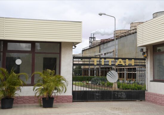 Russia Crimean Titan Plant Reopening