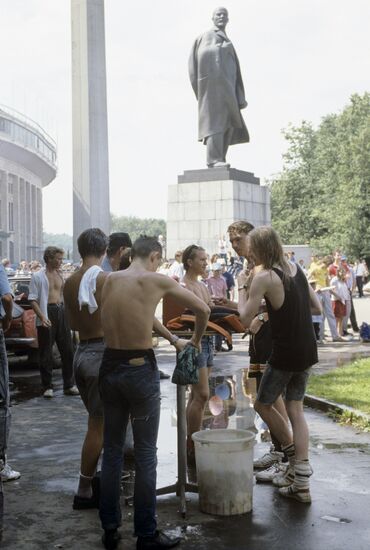 Heat wave in Moscow