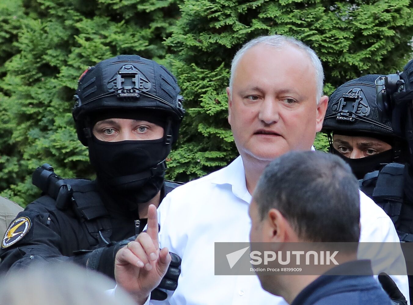 Moldova Ex-President Detention Searches