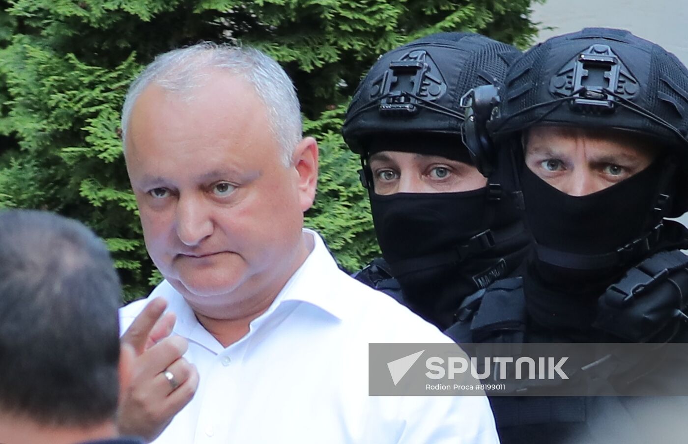 Moldova Ex-President Detention Searches