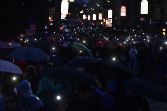 Armenia Opposition Protests 