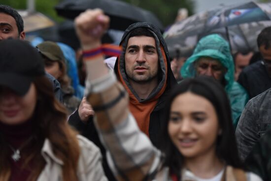 Armenia Opposition Protests 