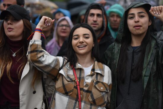 Armenia Opposition Protests 