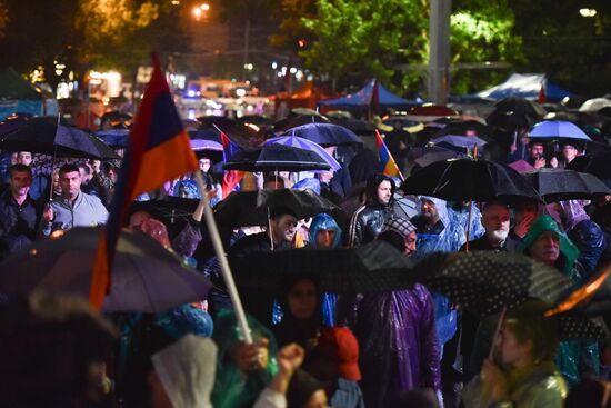 Armenia Opposition Protests 