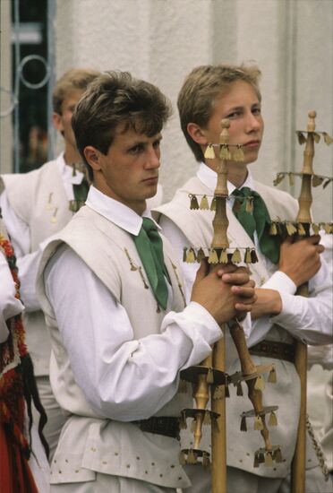 Song and dance festival for students from Baltic Republics