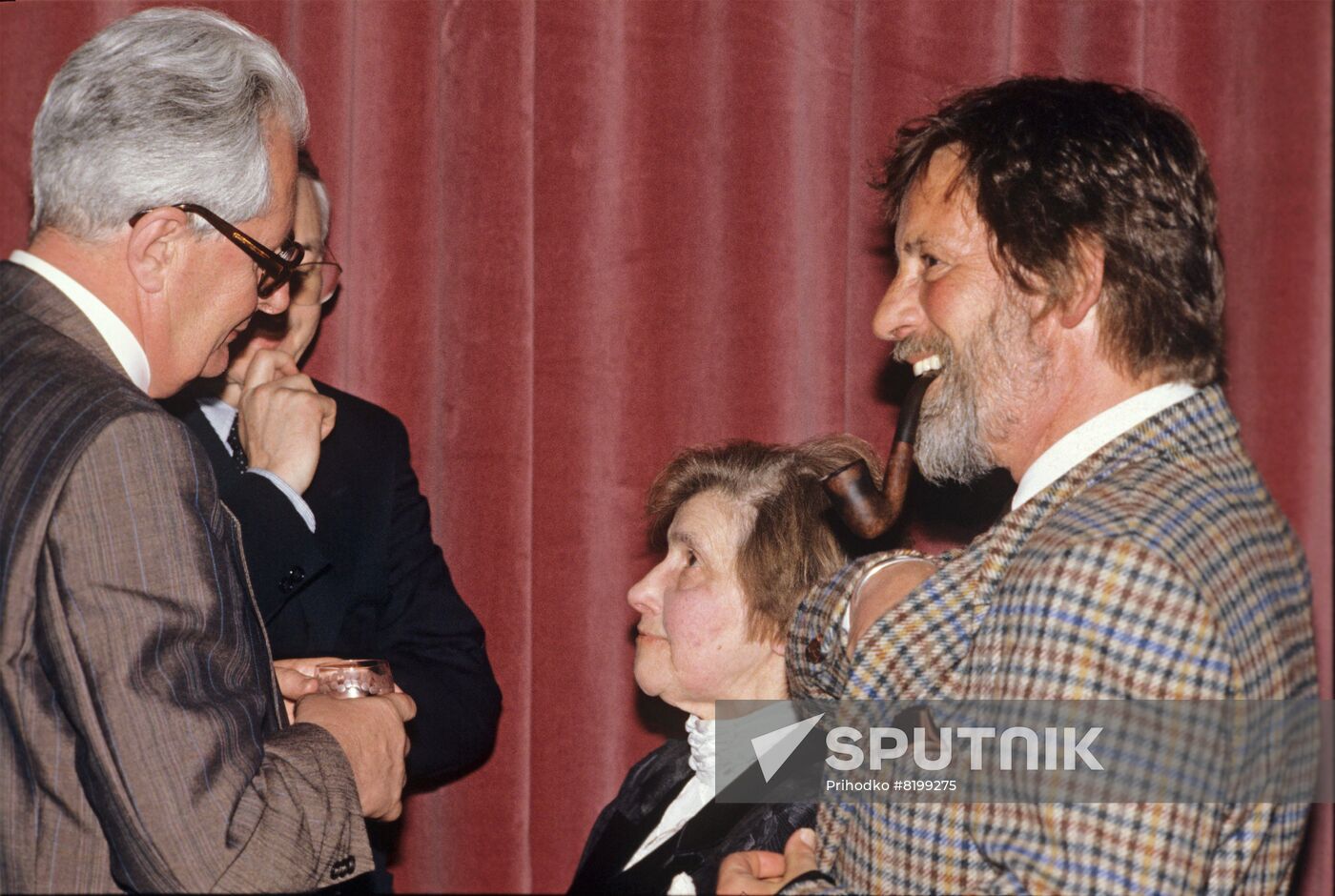 SPD Chairman Hans Jochen Vogel in USSR