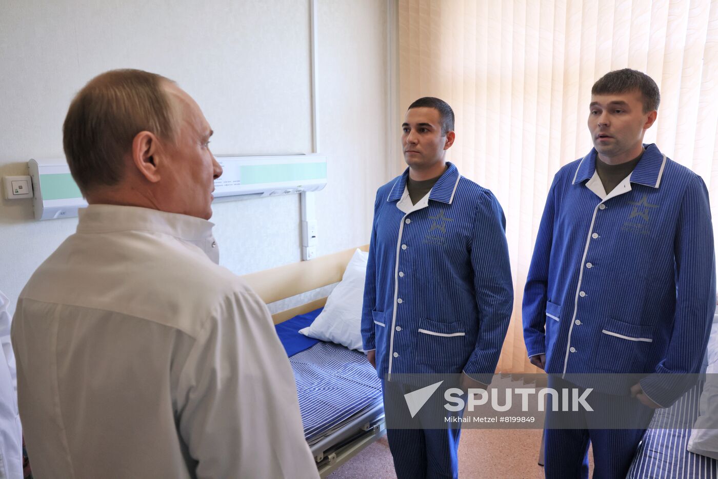 Russia Putin Wounded Soldiers