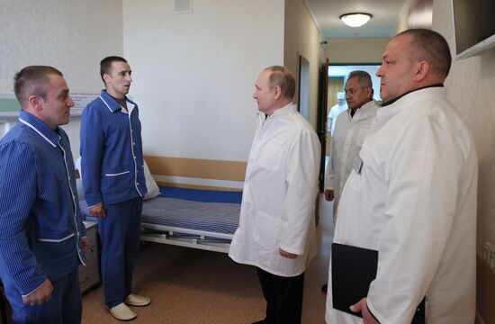 Russia Putin Wounded Soldiers