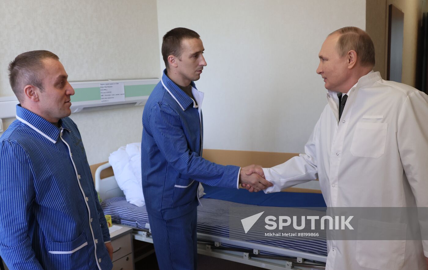 Russia Putin Wounded Soldiers