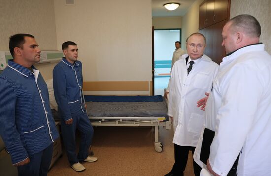 Russia Putin Wounded Soldiers
