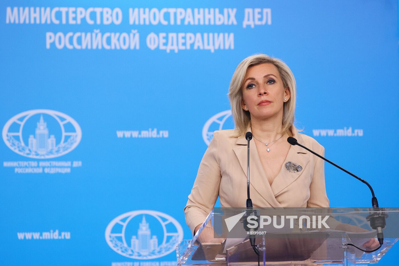 Russia Zakharova Briefing