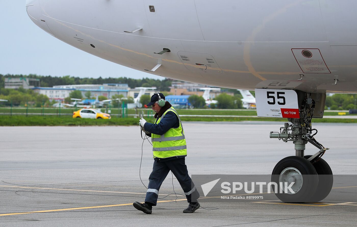 Russia PD-14 Aircraft Engine Test