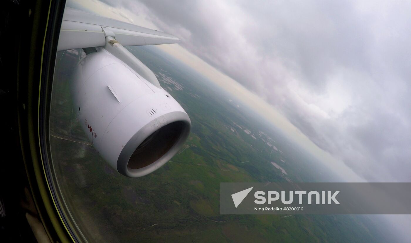 Russia PD-14 Aircraft Engine Test