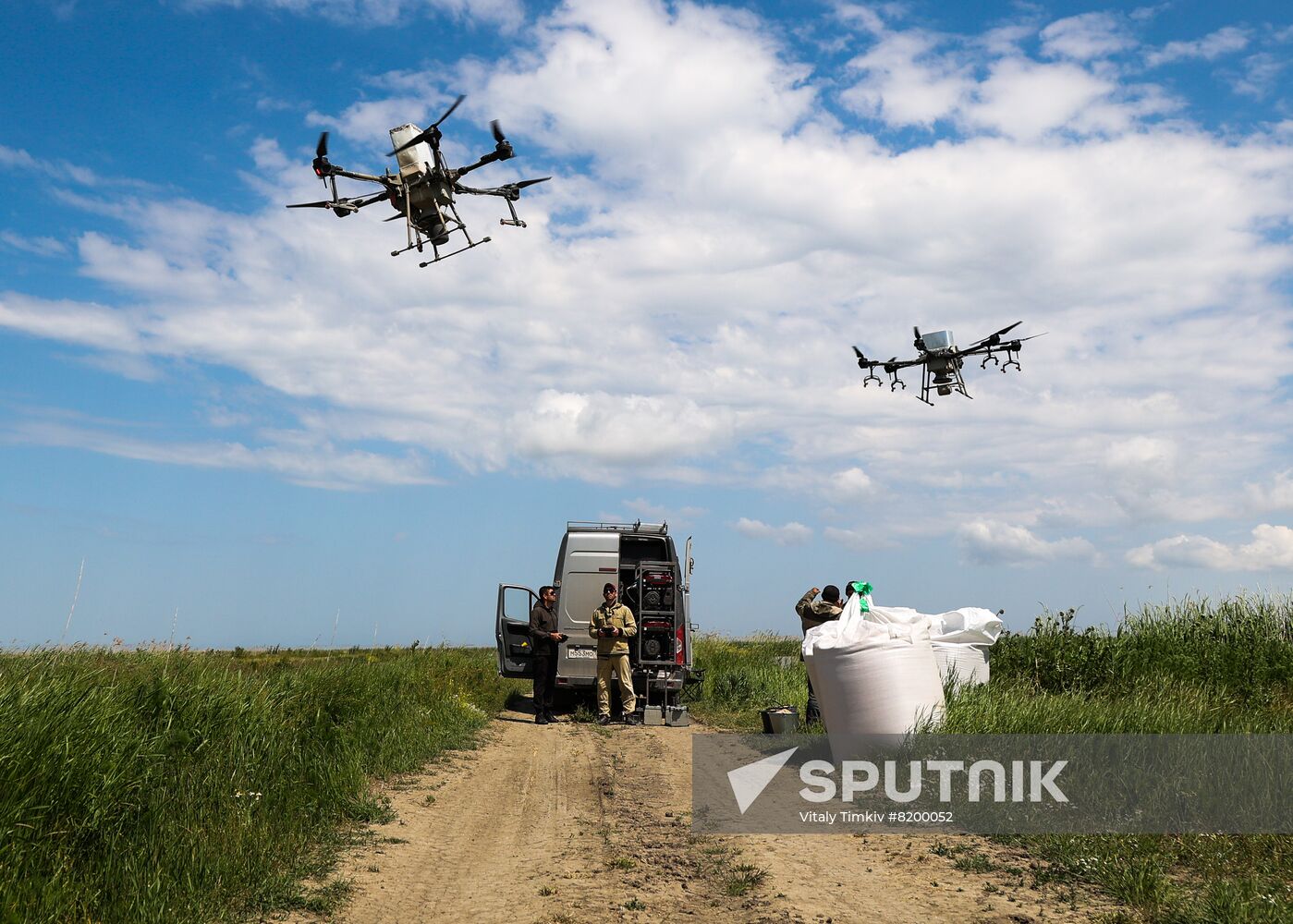 Russia Agriculture Rice Sowing