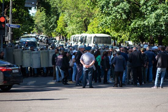Armenia Opposition Protests