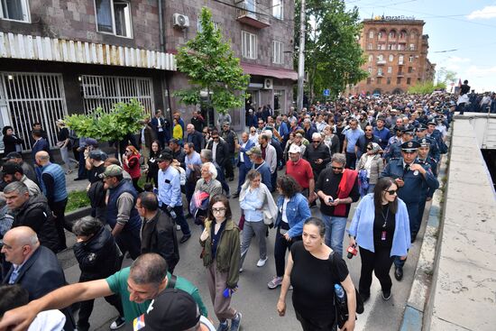 Armenia Opposition Protests