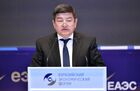 Kyrgyz Prime Minister Akylbek Zhaparov delivers a speech at the Eurasian Economic Forum, in Bishkek, Kyrgyzstan. Location: Kyrgyzstan, Bishkek. Author: Tabyldy Kadyrbekov/Sputnik/РИА Новости. Kyrgyzstan Eurasian Economic Forum