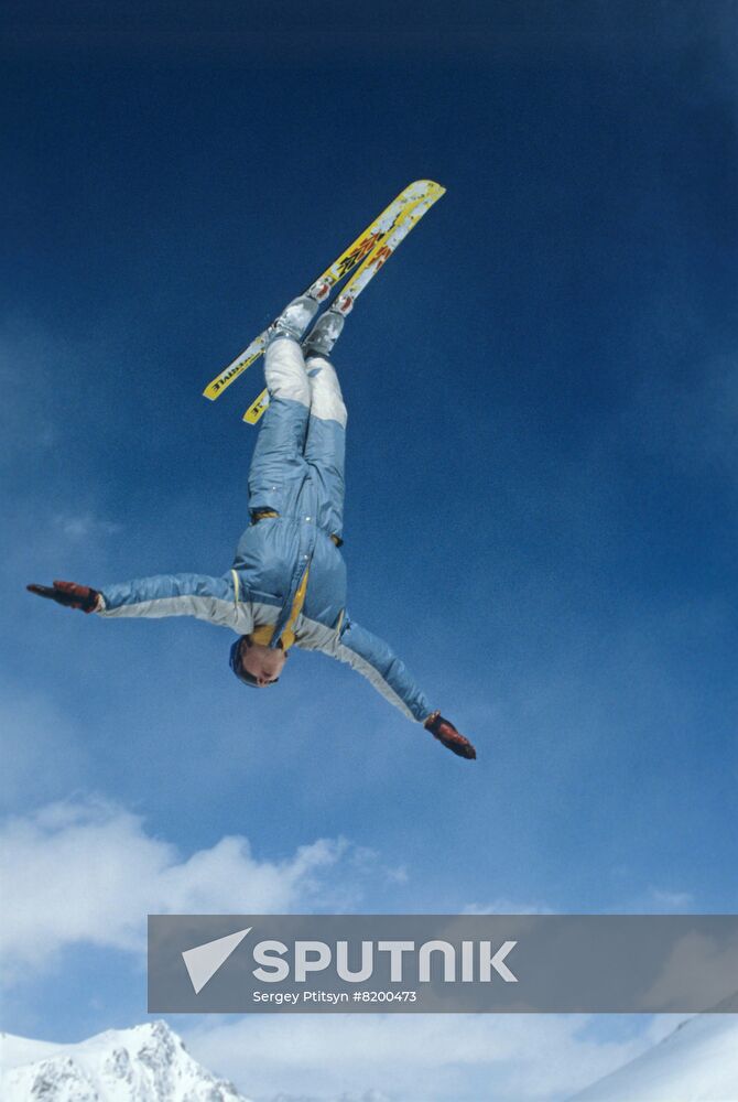 First Soviet International Freestyle Tournament in Dombai