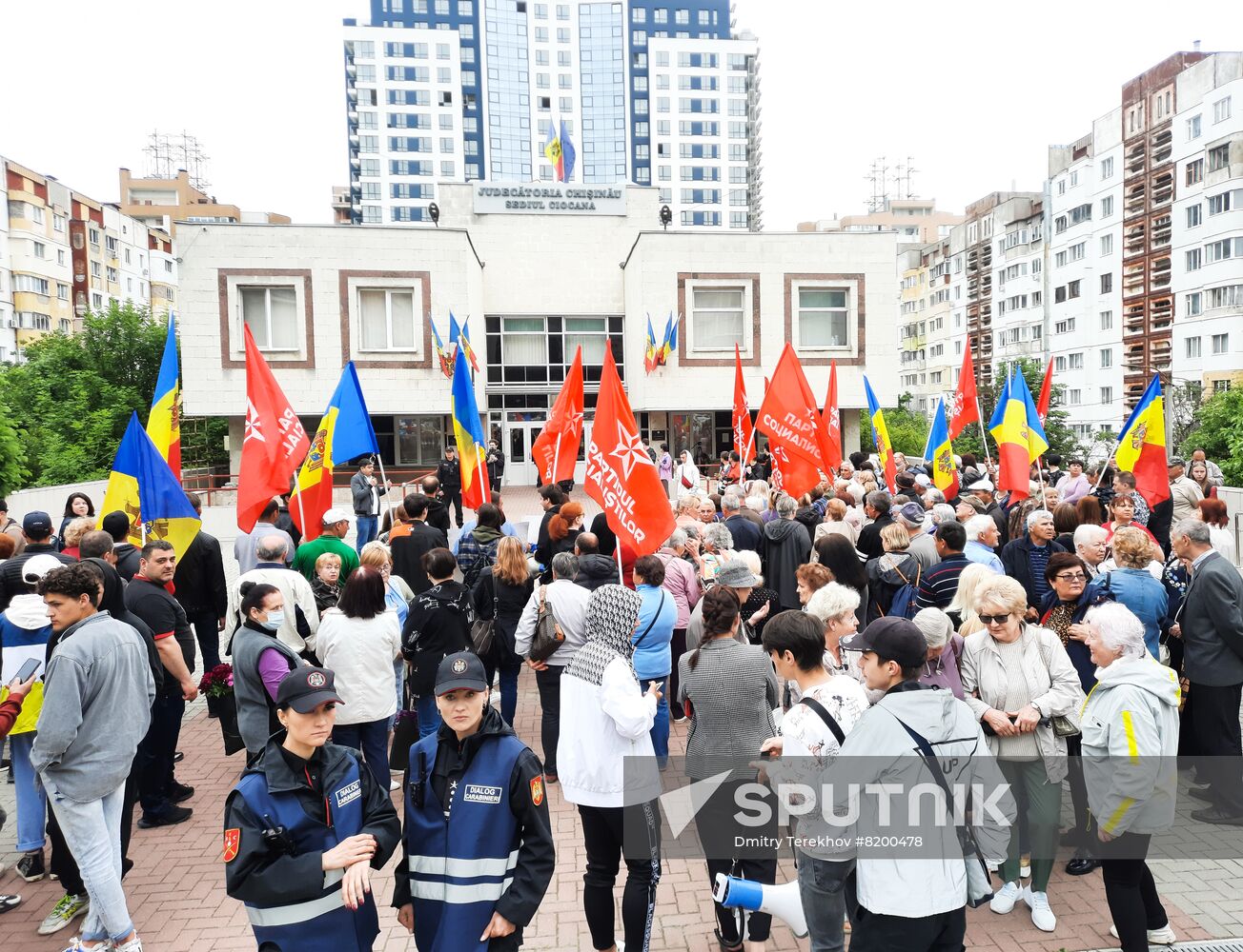 Moldova Ex-President Detention Protest