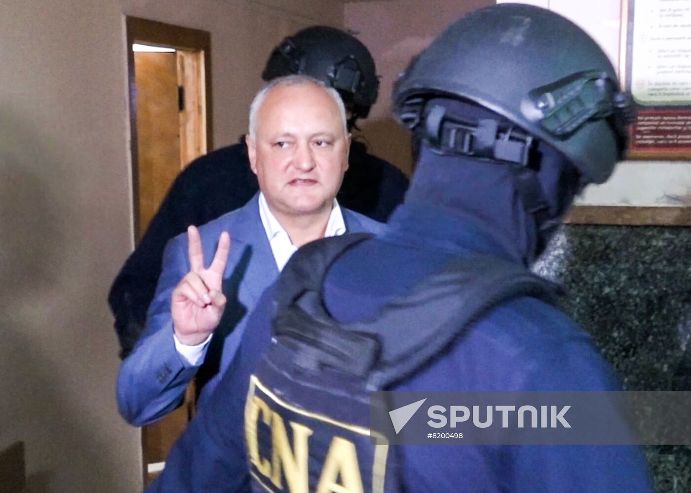 Moldova Ex-President Detention Protest