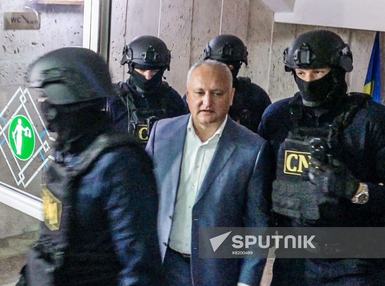 Moldova Ex-President Detention Protest