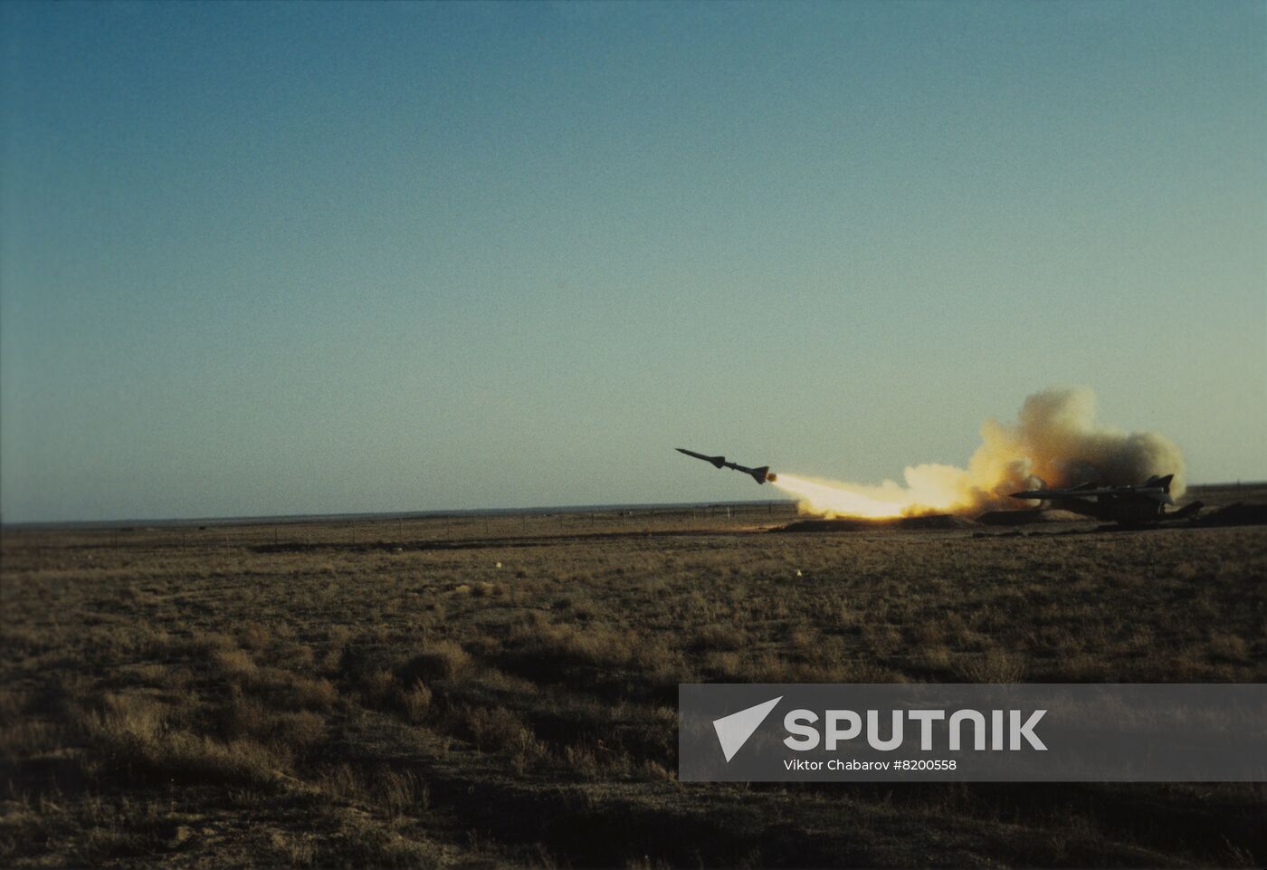 Surface-to-air missile units conduct target shooting practice