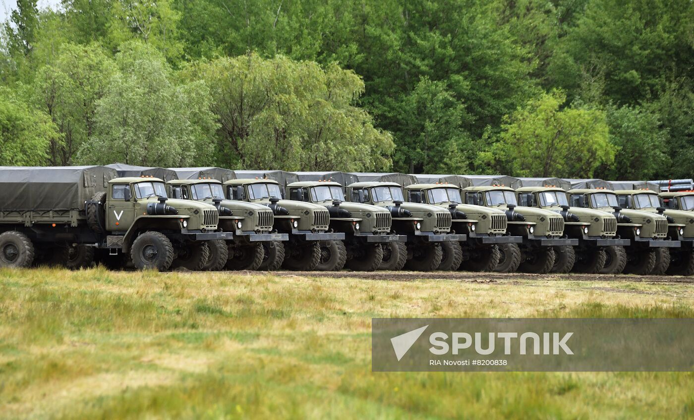 Ukraine Russia Military Operation Repair Unit