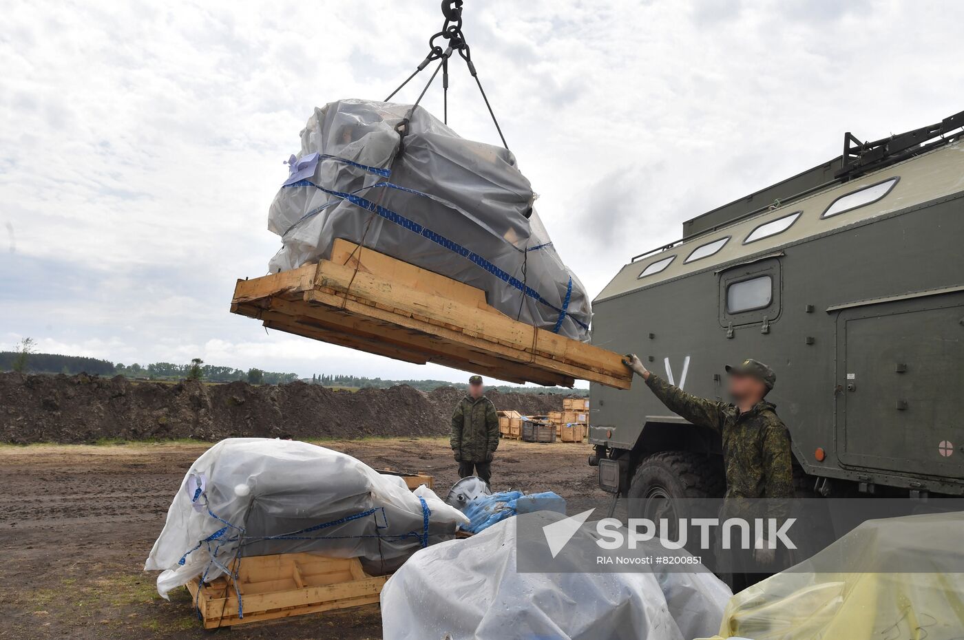 Ukraine Russia Military Operation Repair Unit