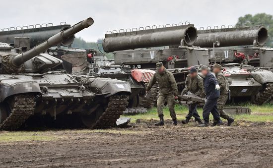 Ukraine Russia Military Operation Repair Unit