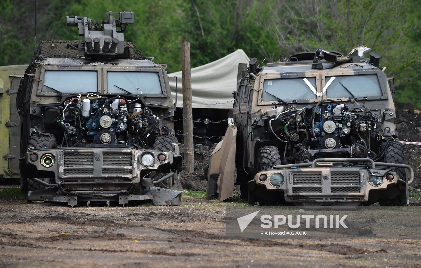 Ukraine Russia Military Operation Repair Unit