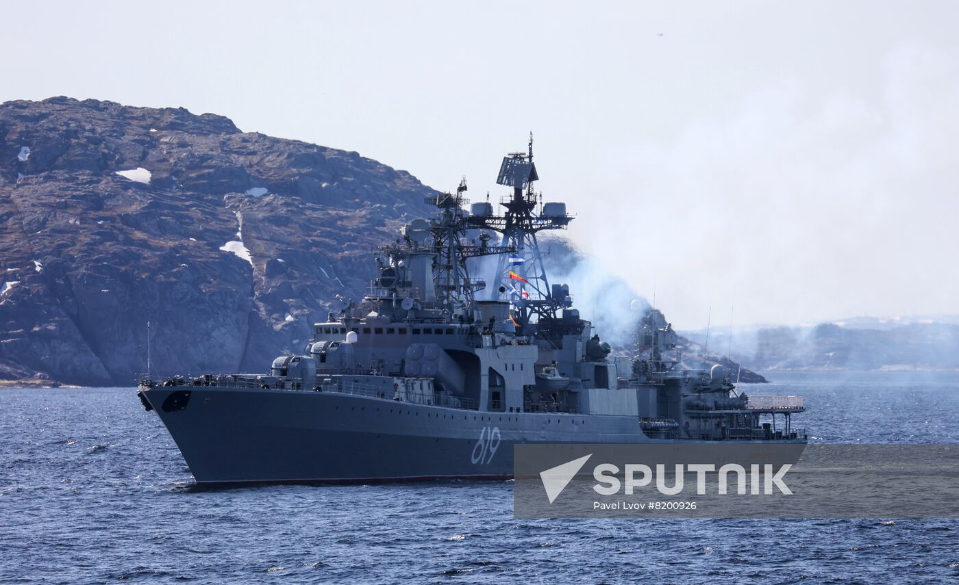 Russia Kumzha Naval Exercise