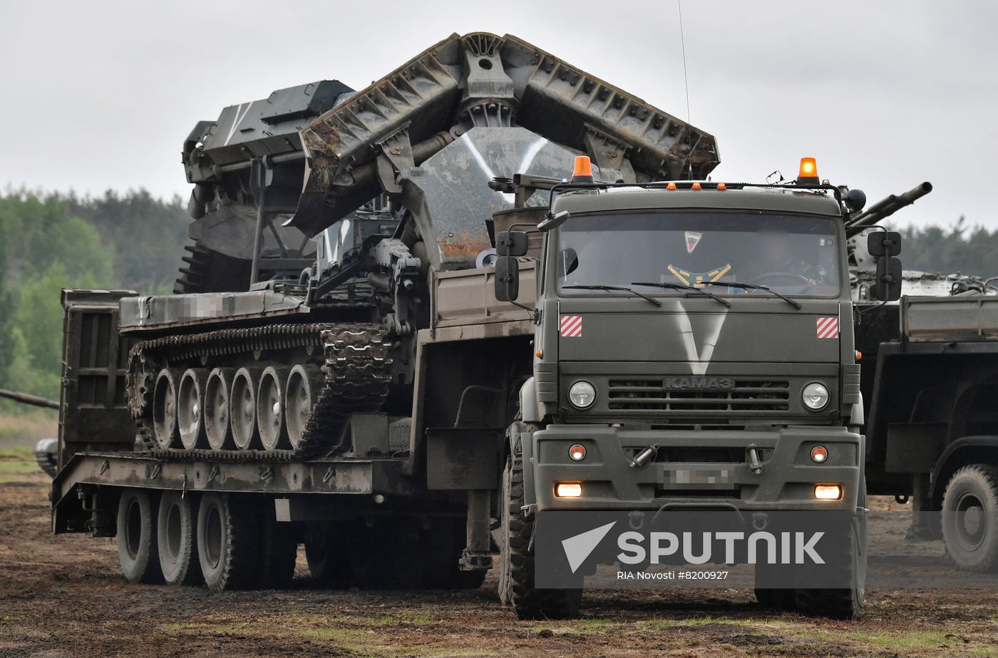 Ukraine Russia Military Operation Repair Unit