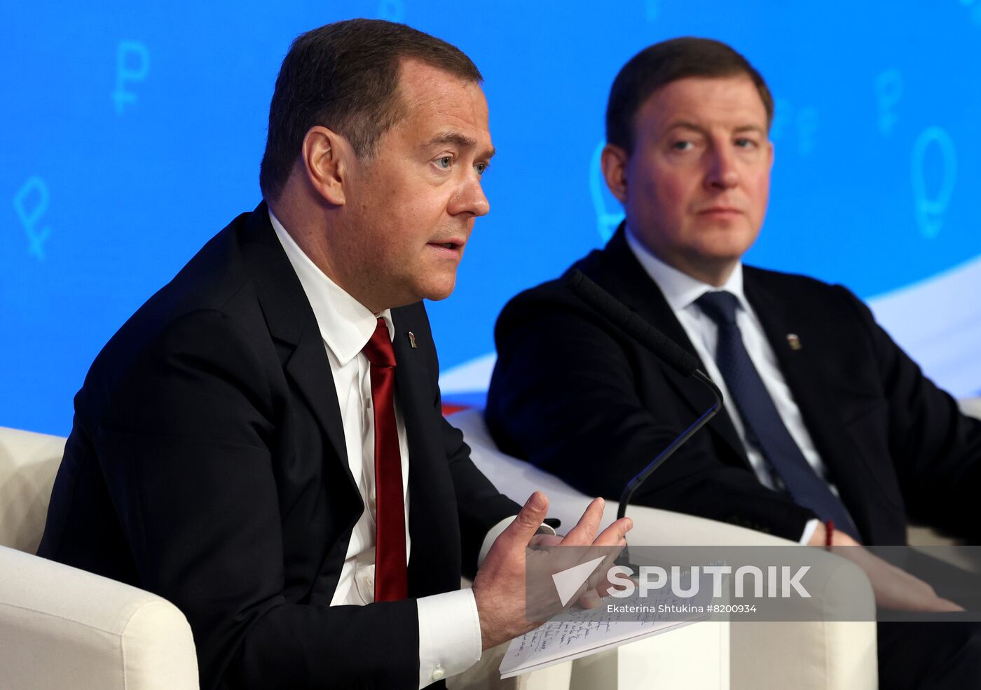 Russia Medvedev Business Forum