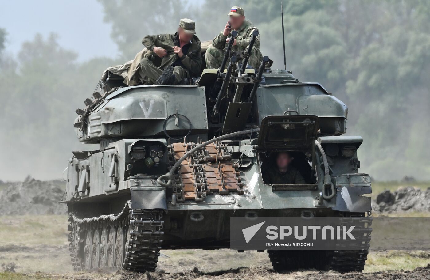 Ukraine Russia Military Operation Repair Unit