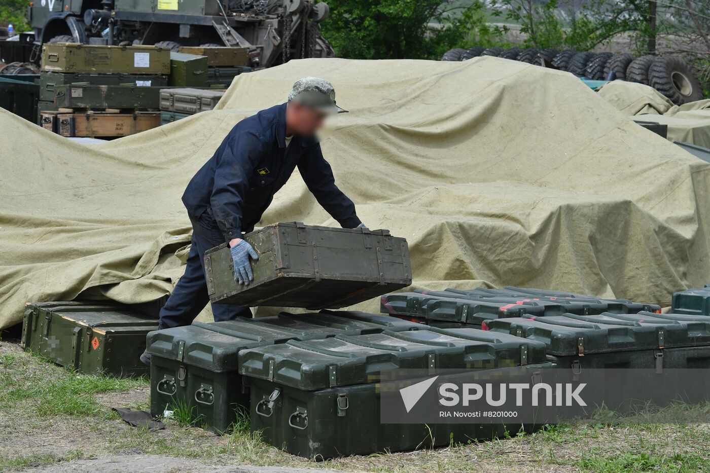 Ukraine Russia Military Operation Repair Unit