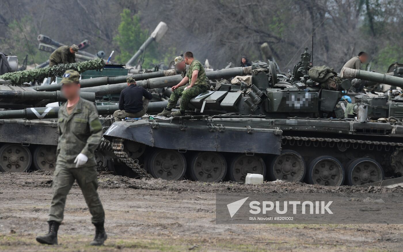Ukraine Russia Military Operation Repair Unit