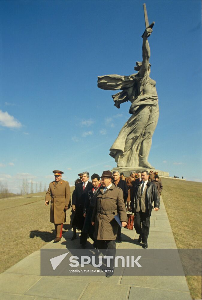 French delegation visits USSR